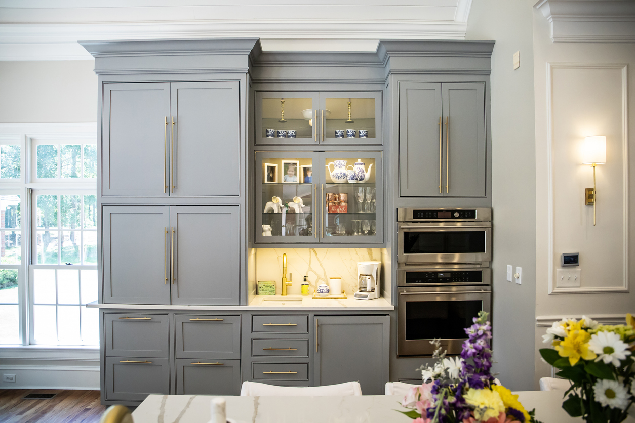 Custom cabinetry and interior finish work