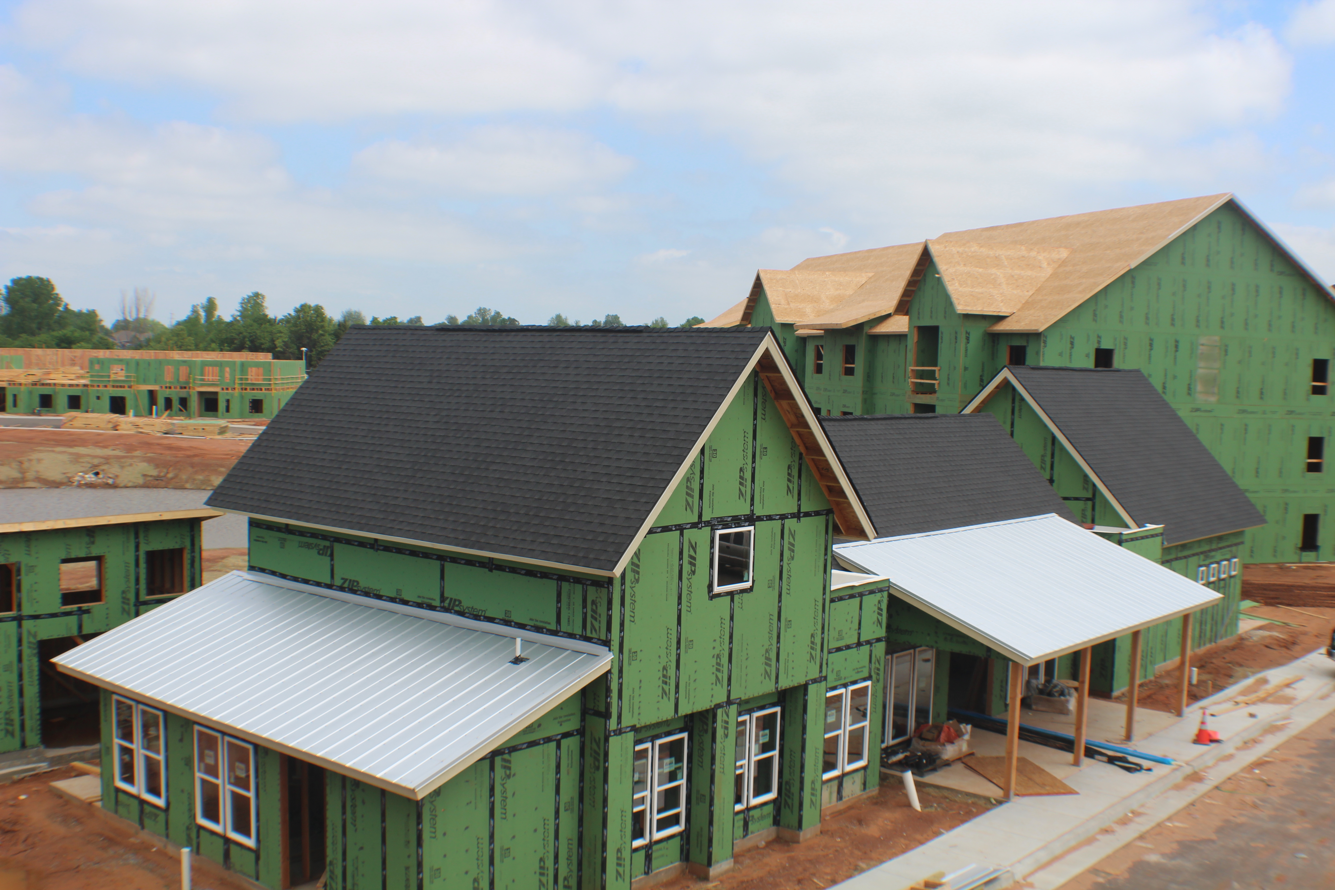 Premier Dwellings roofing project